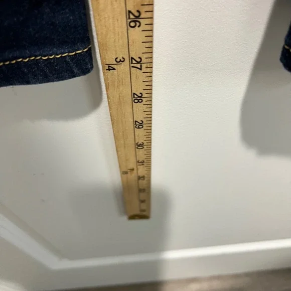 Frame Women Le Skinny de Jeanne Dark Wash Indigo Denim Jeans Size 26 - Picture 7 of 11